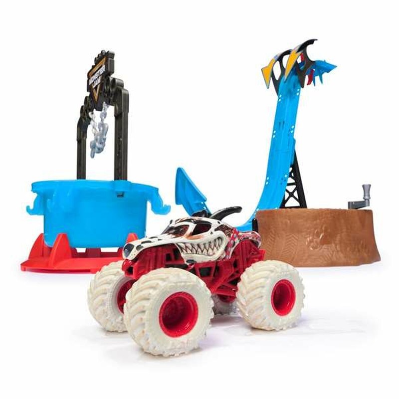Camión juguete niños Monster Mutt Dalmatian escala 1:64
