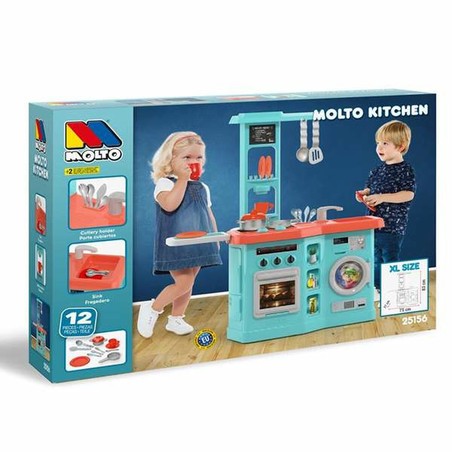Cocina de juguete para niños Moltó con accesorios