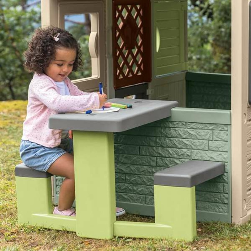 Mesa de jardín para niños 2 años Smoby con asientos