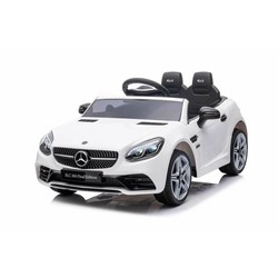 Coche eléctrico niños Mercedes Benz Ociotrends blanco vista frontal