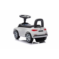 Correpasillos Mercedes Benz blanco para niños, juguete de arrastre con diseño realista. 2