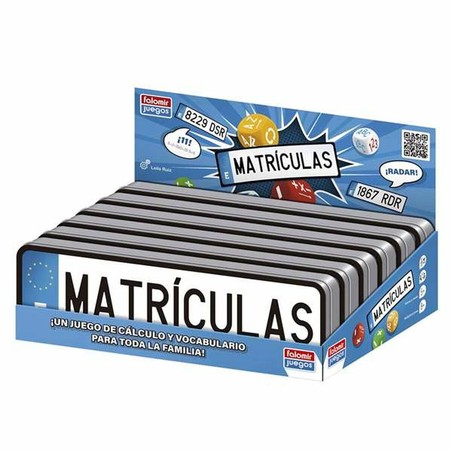 Fichas del juego de reconocimiento de números y letras Falomir