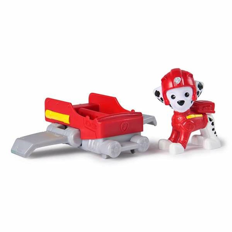 Aerodeslizador de rescate Patrulla Canina en modo terrestre.