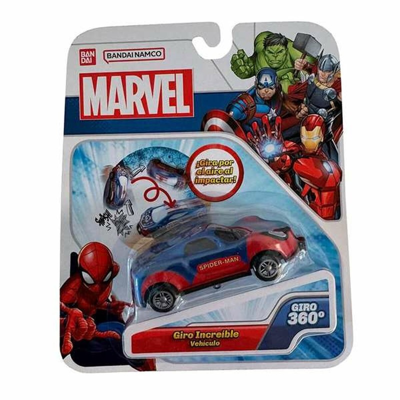 Coche transformable Marvel, detalle de la transformación