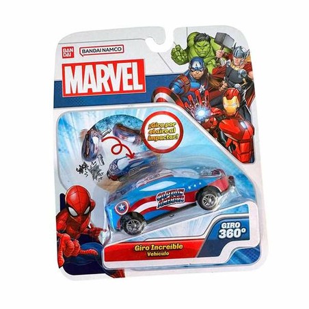Regalo coche Marvel 3 años, embalaje y tamaño