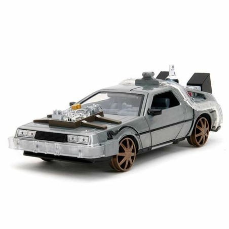 Réplica DeLorean 1:24 de metal - perfil izquierdo