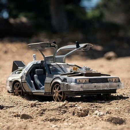 Maqueta DeLorean Regreso al Futuro 1885 - vista cenital