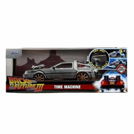 Modelo a escala DeLorean Back to the Future III - detalle del chasis