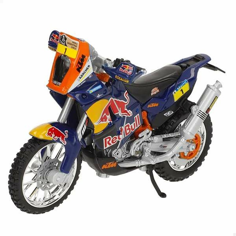 Moto cross escala 1:18 Bburago, ideal para coleccionistas