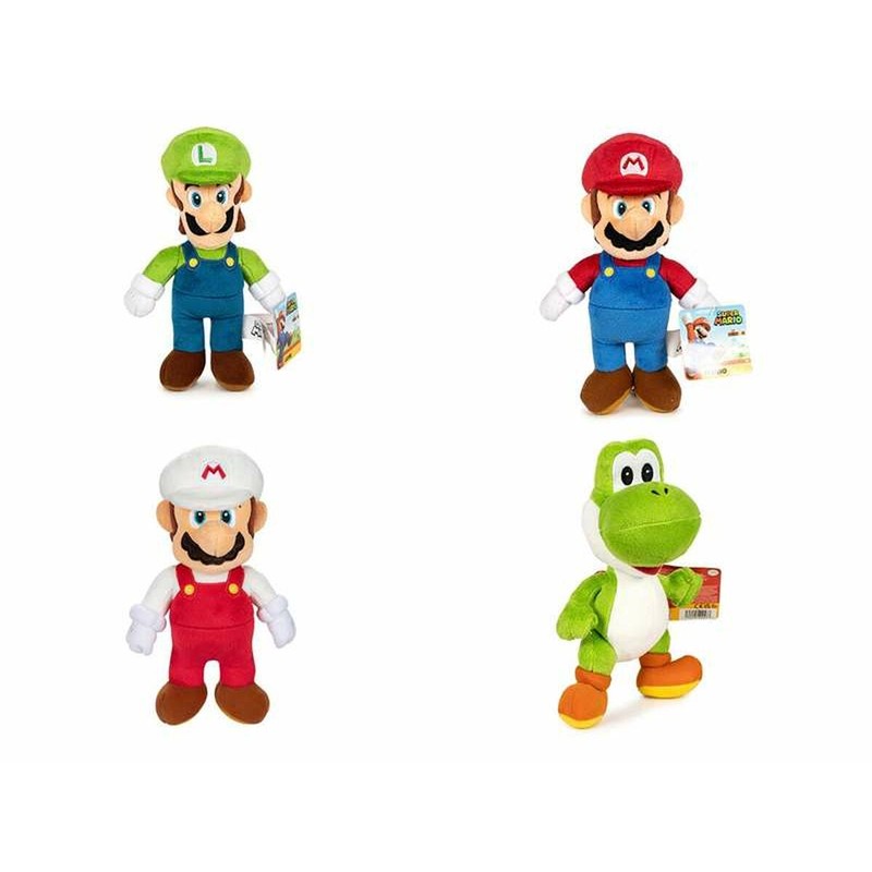 Peluche Super Mario 25 cm, el héroe de Nintendo listo para jugar