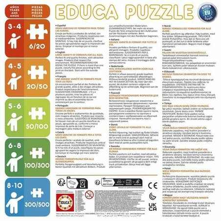 Puzzles de madera infantiles de Bluey y Bingo, juego educativo para niños de 3 años.