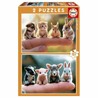 Puzzle animales infantil Educa Baby, set de 2 puzles para niños
