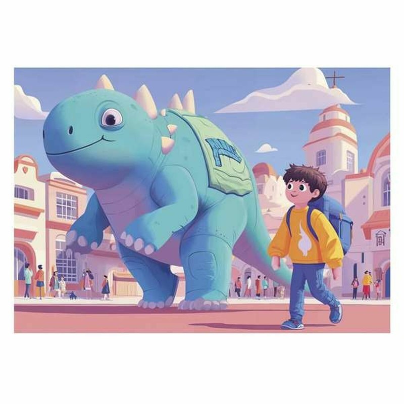 Niño jugando con puzzles progresivos niños de Educa