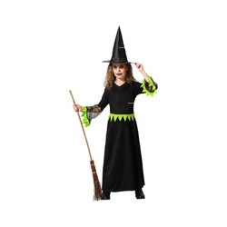 Disfraz niños bruja verde halloween