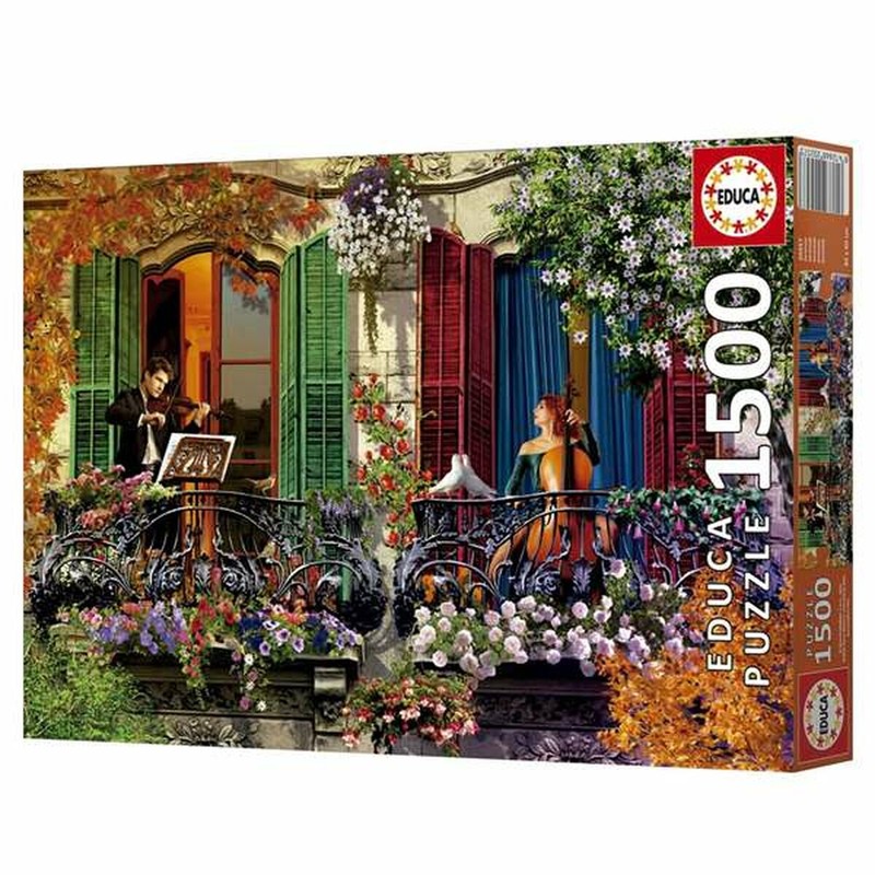 Puzzle 1500 piezas adultos Educa Serenade con imagen completa de obra de arte