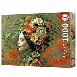 Puzzle 1000 piezas adultos Educa Queen Lizard, diseño vibrante y exclusivo 2