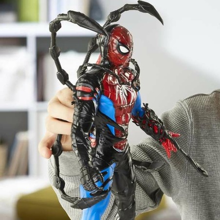 Figura articulada con accesorios de Spider-Man y Venom