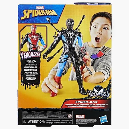 Detalle de los accesorios incluidos con la Figura de Acción Spider-Man