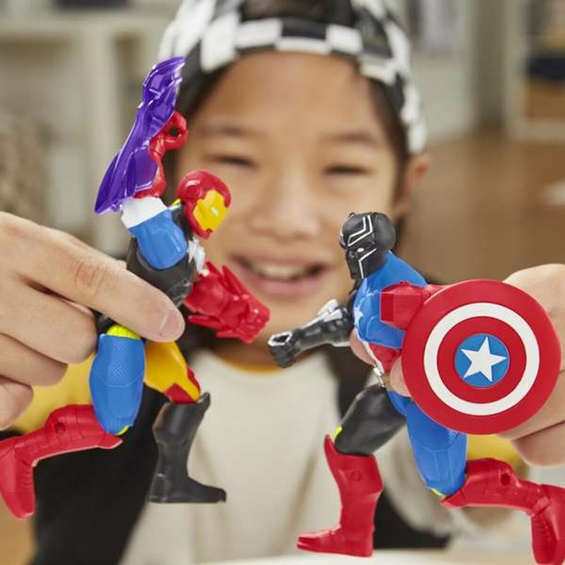 Figura Articulada Avengers Mixmashers 12 cm para niños