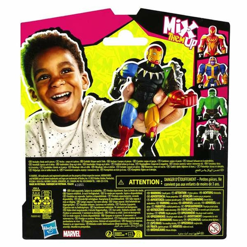 Set colección Mixmashers Avengers con figura de acción