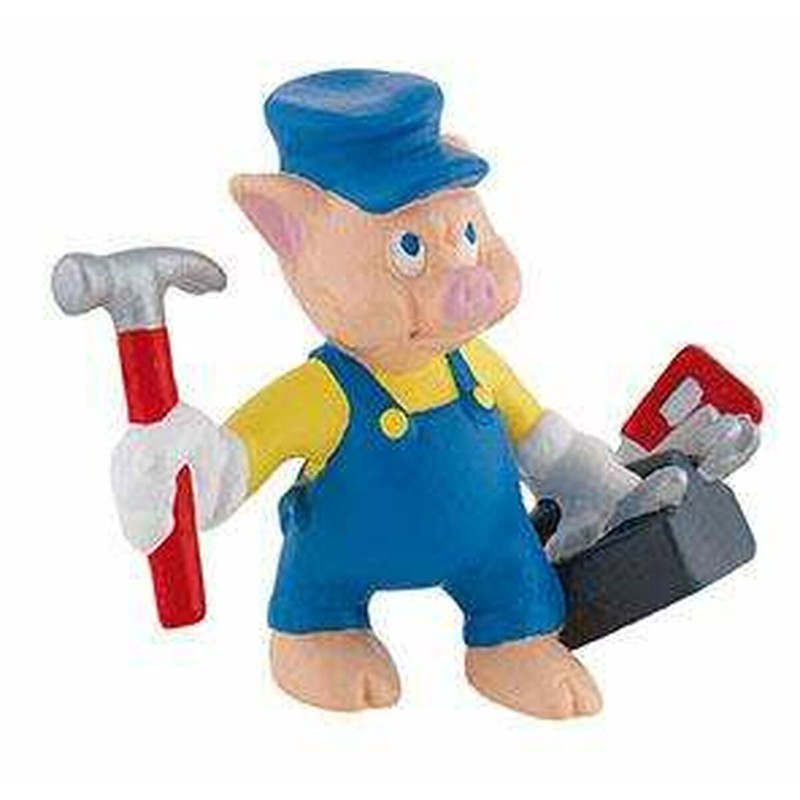 Muñeco Coleccionable Niños, cerdo de PVC, ideal para pequeñas manos.