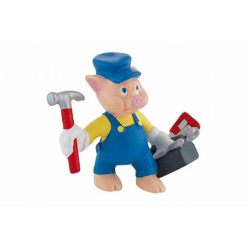 Animales de Granja Juguete Realista, figura de cerdo Bullyland para colección.