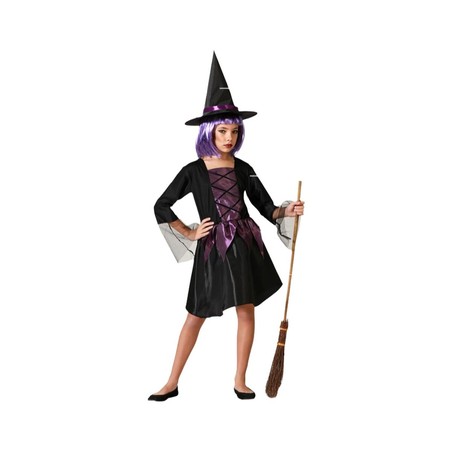 Disfraces niños bruja morada halloween