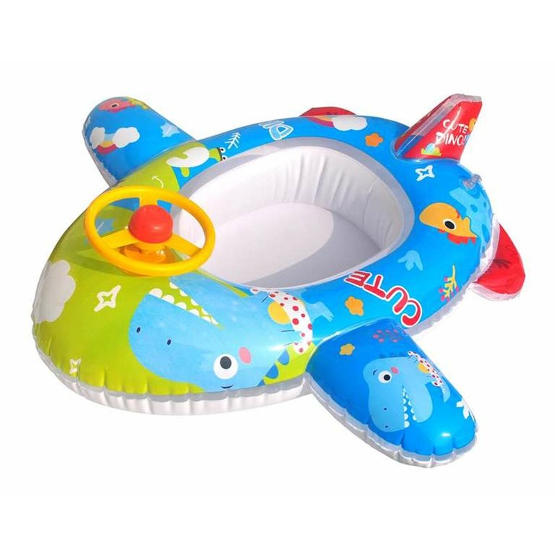 Juguete acuático piscina para niños con barca hinchable