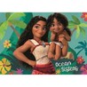 Puzzle Vaiana niños Educa, set doble 2x100 piezas para desarrollar la motricidad fina.