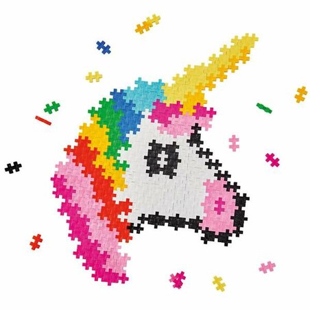 Rompecabezas educativo Plus Plus unicornio para niñas y niños