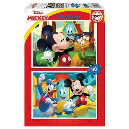 Caja del puzzle 48 piezas Mickey Fun House, ideal para regalo