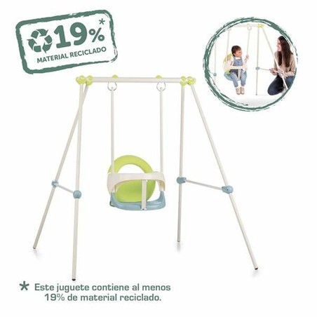 Columpio exterior para niños pequeños Smoby en patio