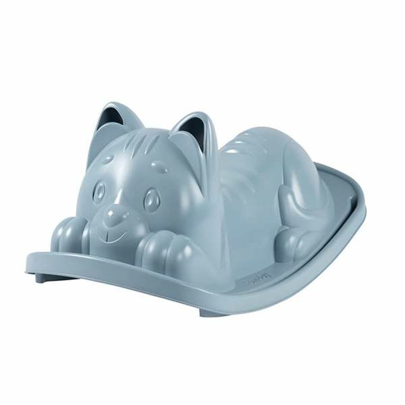 Balancín de gato Smoby azul para niños pequeños