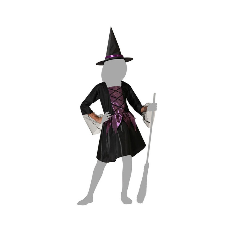 Disfraz morado infantil para halloween