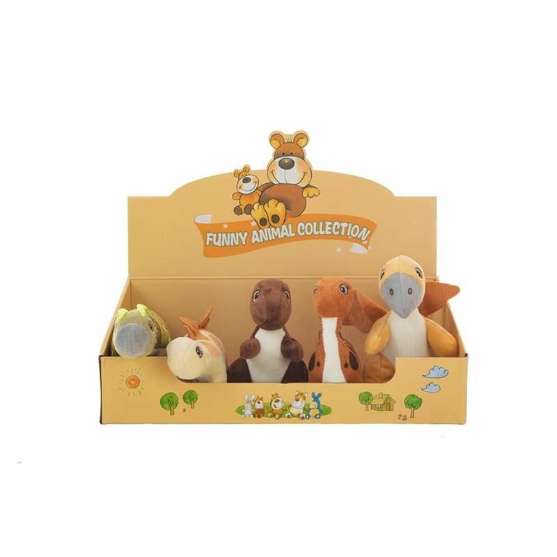 Peluche dinosaurio niños de 16cm, compañero suave para abrazar.