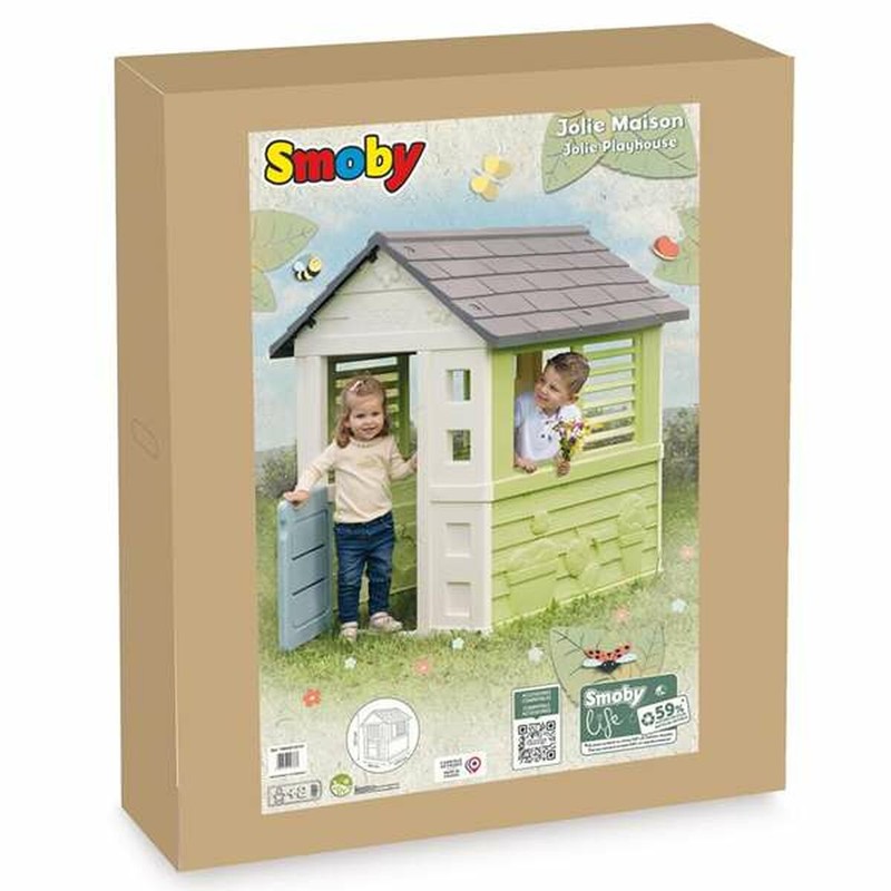 Casita de jardín para niños Smoby Jolie multicolor resistente
