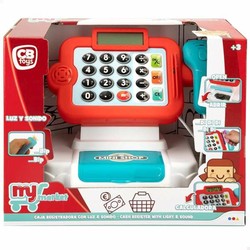 Caja registradora juguete Colorbaby MyMarket con accesorios para niños