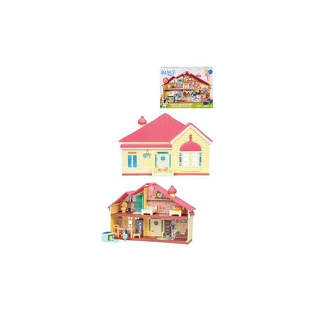 Juguete educativo Bluey, casa de muñecas para desarrollo imaginativo