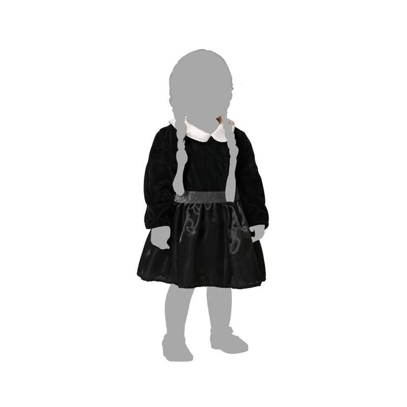 Traje carnaval niño fantasma negro