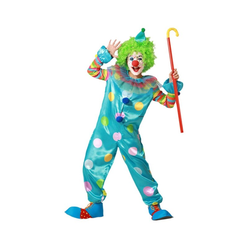 disfraces niños payaso multicolor