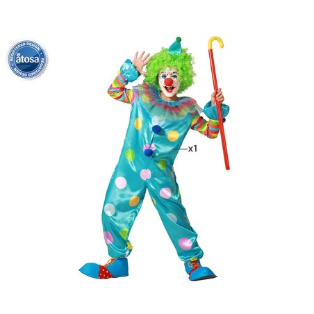traje carnaval niño payaso 3-4 años