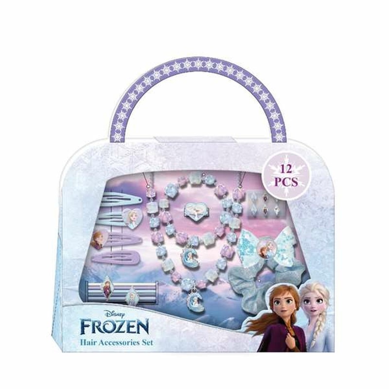 Set manicura Frozen azul para niñas, juego de belleza infantil