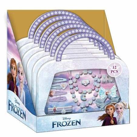Kit uñas niñas con pintauñas seguros y accesorios Frozen