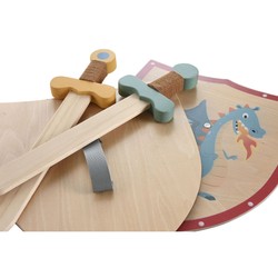 Espada de juguete madera para niños, pack de 2 unidades 2