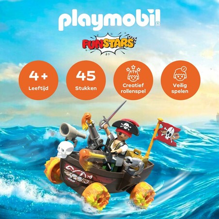 Diseño multicolor del Barco Pirata Playmobil
