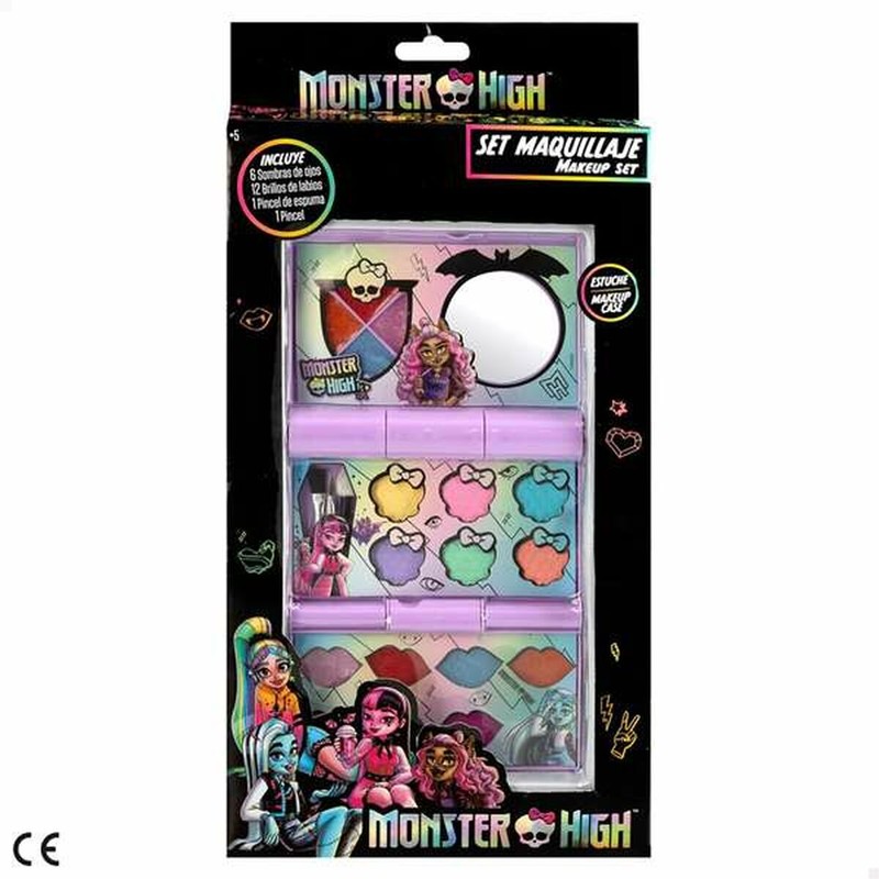 Set maquillaje niñas seguro con accesorios Monster High