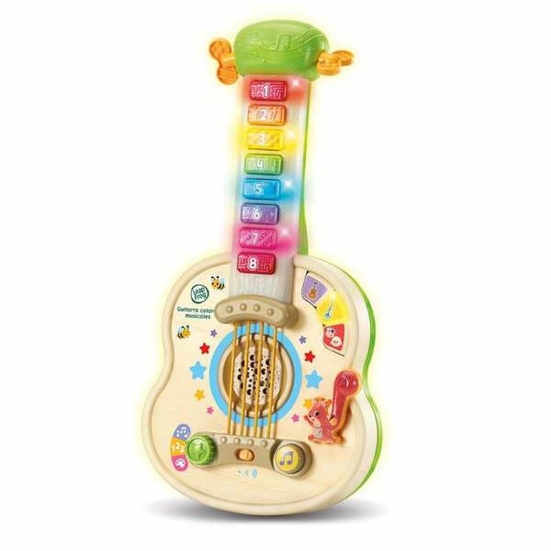 Guitarra de Juguete con Luces y Sonidos para Estimular los Sentidos del Bebé