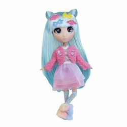 Muñeca Shibajuku Sakura estilo anime japonés con accesorios de moda