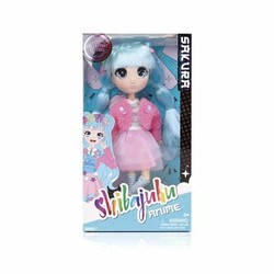 Muñeca Shibajuku Sakura estilo anime japonés con accesorios de moda 2