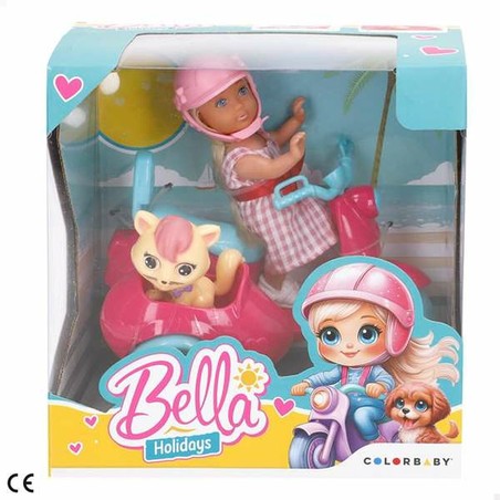 Juguete infantil niña con muñeca y accesorios variados